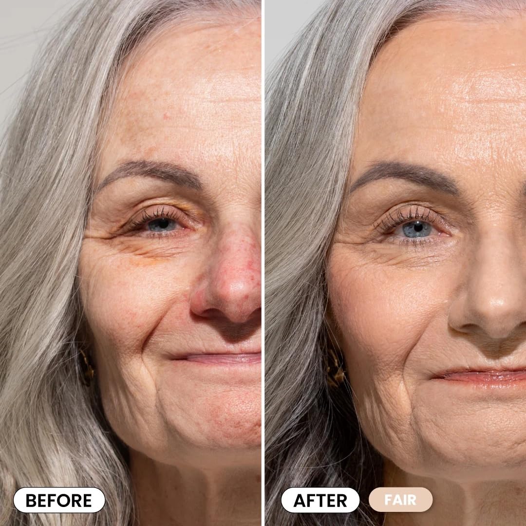 Prime Prometics texture swipe of liquid-to-powder cream demonstrating smooth finish