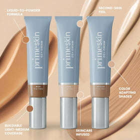 PRIME PROMETICS product in a handbag lifestyle shot showing travel-friendly, everyday use benefit