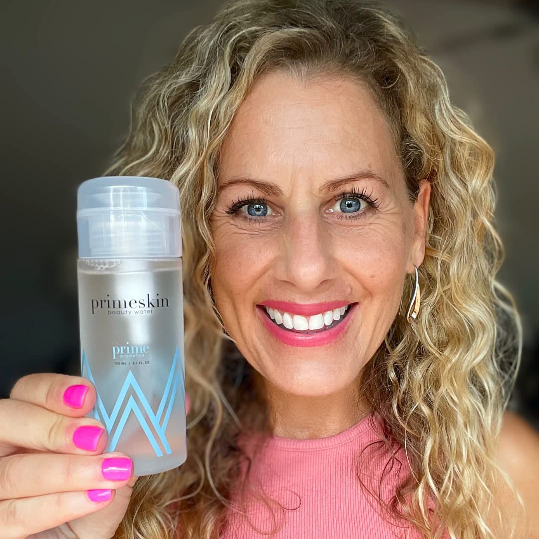 PRIME PROMETICS bottle on bathroom counter in relaxing night routine