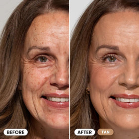 Prime Prometics texture close-up demonstrating liquid-to-powder finish