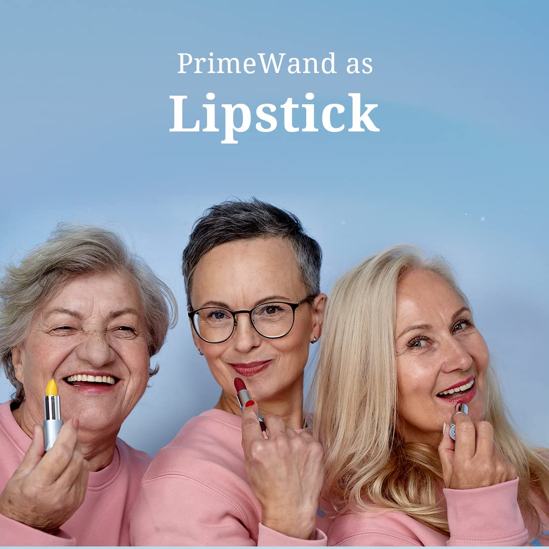 Prime Prometics PrimeWand swipe on lips delivering coordinated tint and hydration