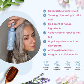 prime prometics pump and label detail highlighting ingredient callouts