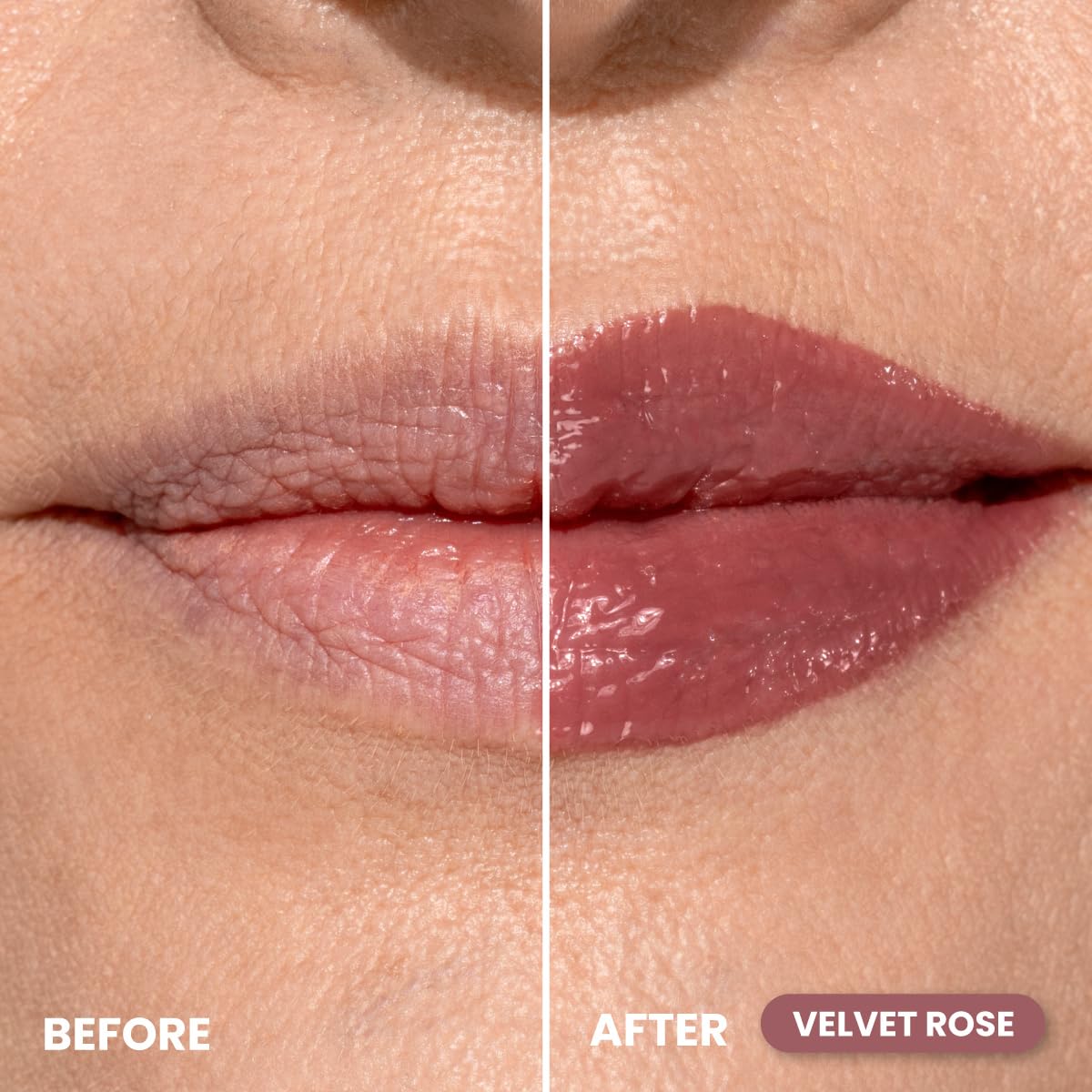 PRIME PROMETICS close-up texture revealing sheer gloss and comfortable finish