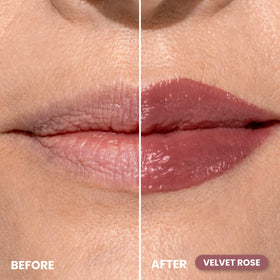 PRIME PROMETICS close-up texture revealing sheer gloss and comfortable finish