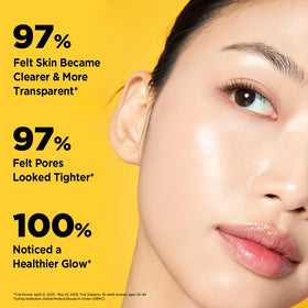 Primera open pot with serum gel illustrating concentrated overnight treatment