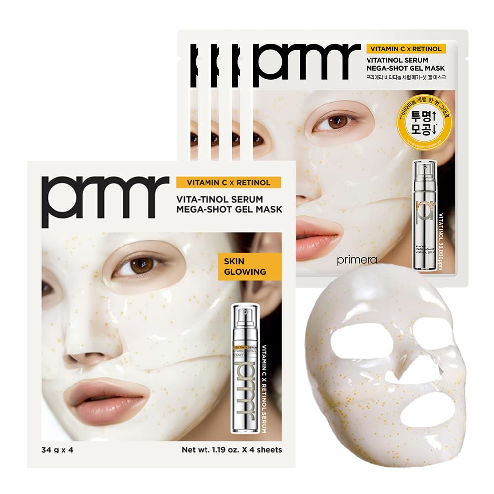 Primera PRMR front packaging showing four 34g pots for travel-friendly use