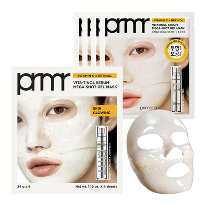 Primera PRMR front packaging showing four 34g pots for travel-friendly use
