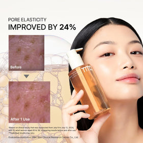 Primera rinsing off under water, removes residue for refreshed skin