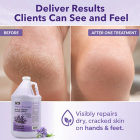 PRO NAIL close-up on cuticles and nails showing repair-focused ingredients improving strength