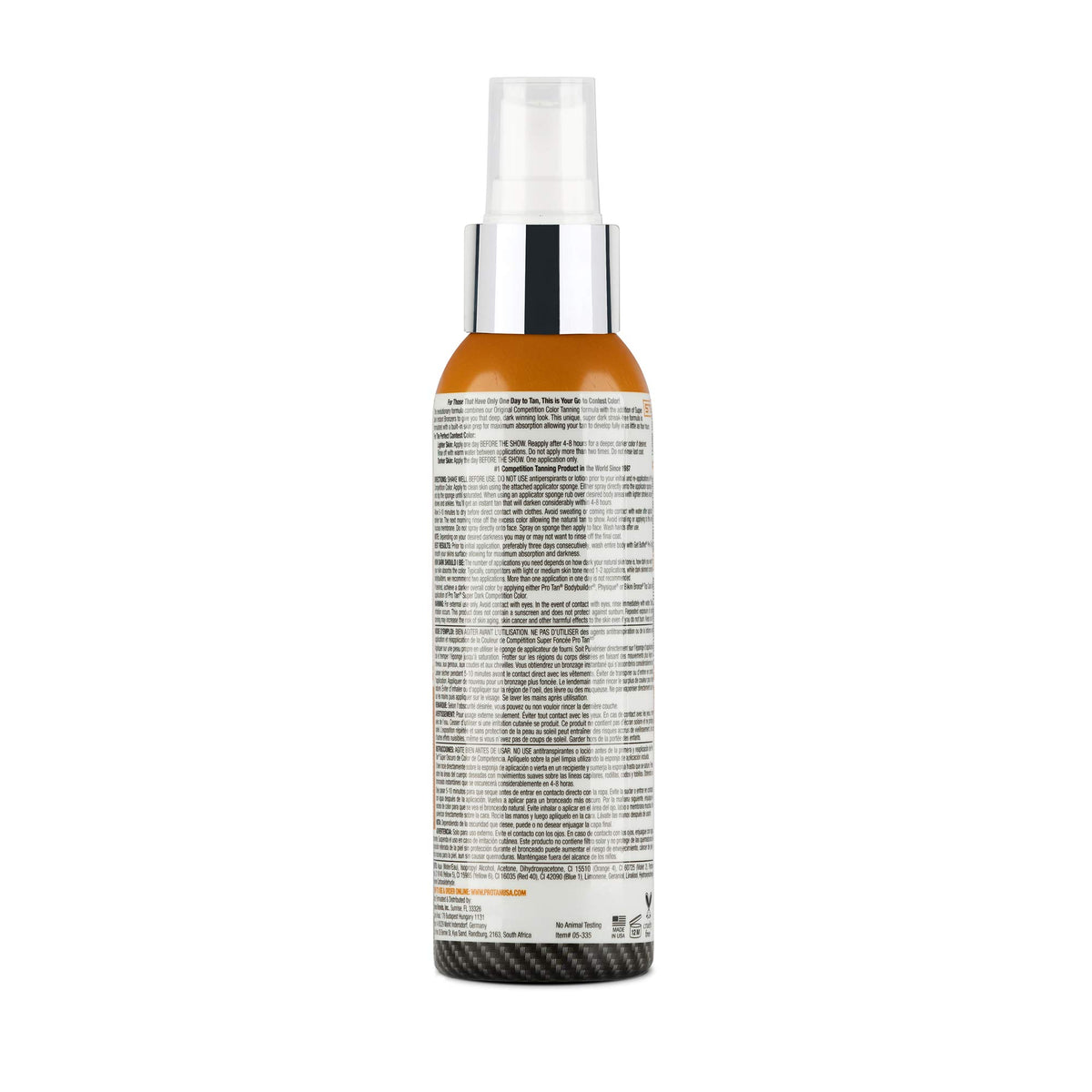 Pro Tan close-up of base coat application on skin highlighting smooth, streak-free coverage benefit