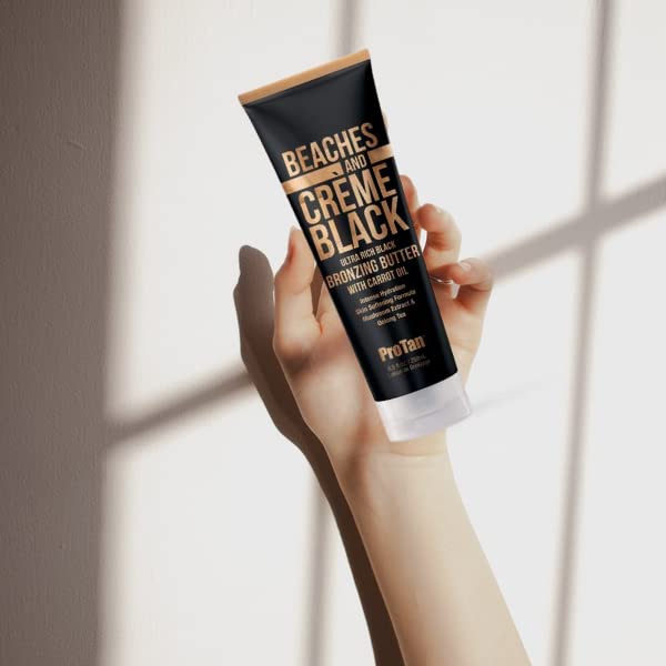 Pro Tan palm application of butter spreading smoothly for even color