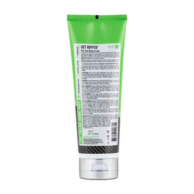 Pro Tan close-up of scrub texture reveals exfoliating particles and smoothing benefit