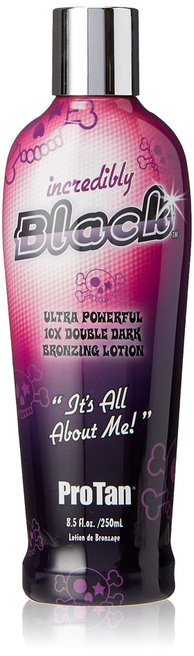 Pro Tan front bottle showing label and 8.5 oz size, clear product benefit