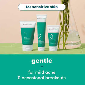 Proactiv acne clearing hydrator texture swatch demonstrating lightweight hydration and soothing