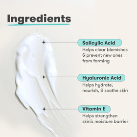 Proactiv being applied to back to demonstrate targeted blemish control