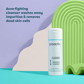 Proactiv bottle in bathroom routine setting showing simple daily use and consistency