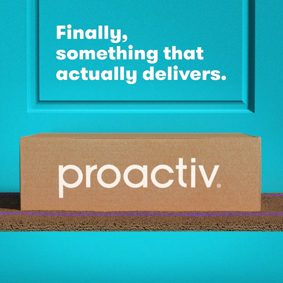 Proactiv conceptual before and after portraying improved skin clarity