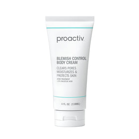 Proactiv front packaging showing product and benefit to clear body breakouts