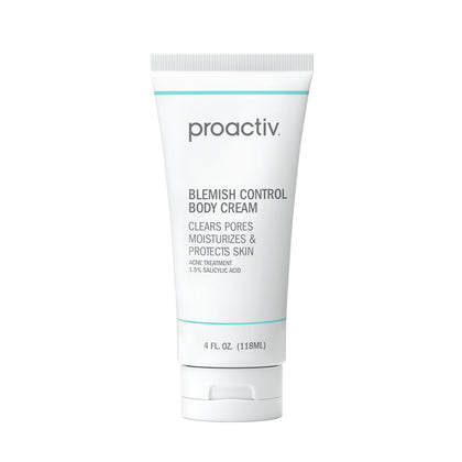 Proactiv front packaging showing product and benefit to clear body breakouts