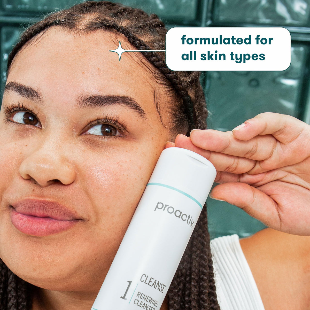 Proactiv bottle beside a ruler showing 4 fl oz scale for portion and supply clarity