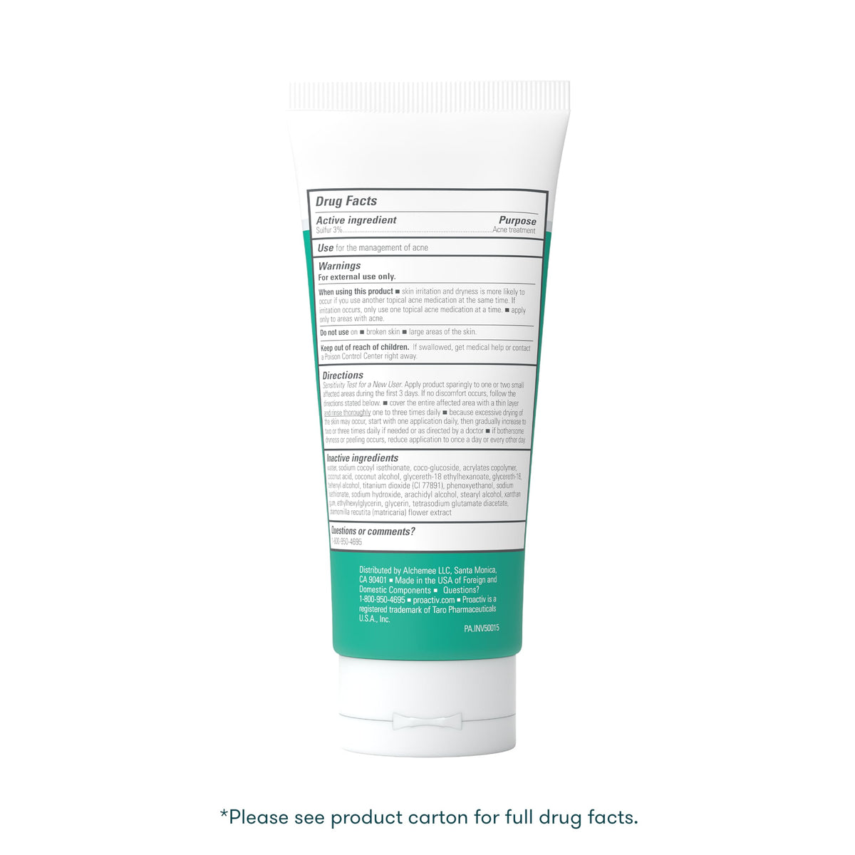 Proactiv Clean texture close-up showing sulfur cream consistency for gentle cleansing