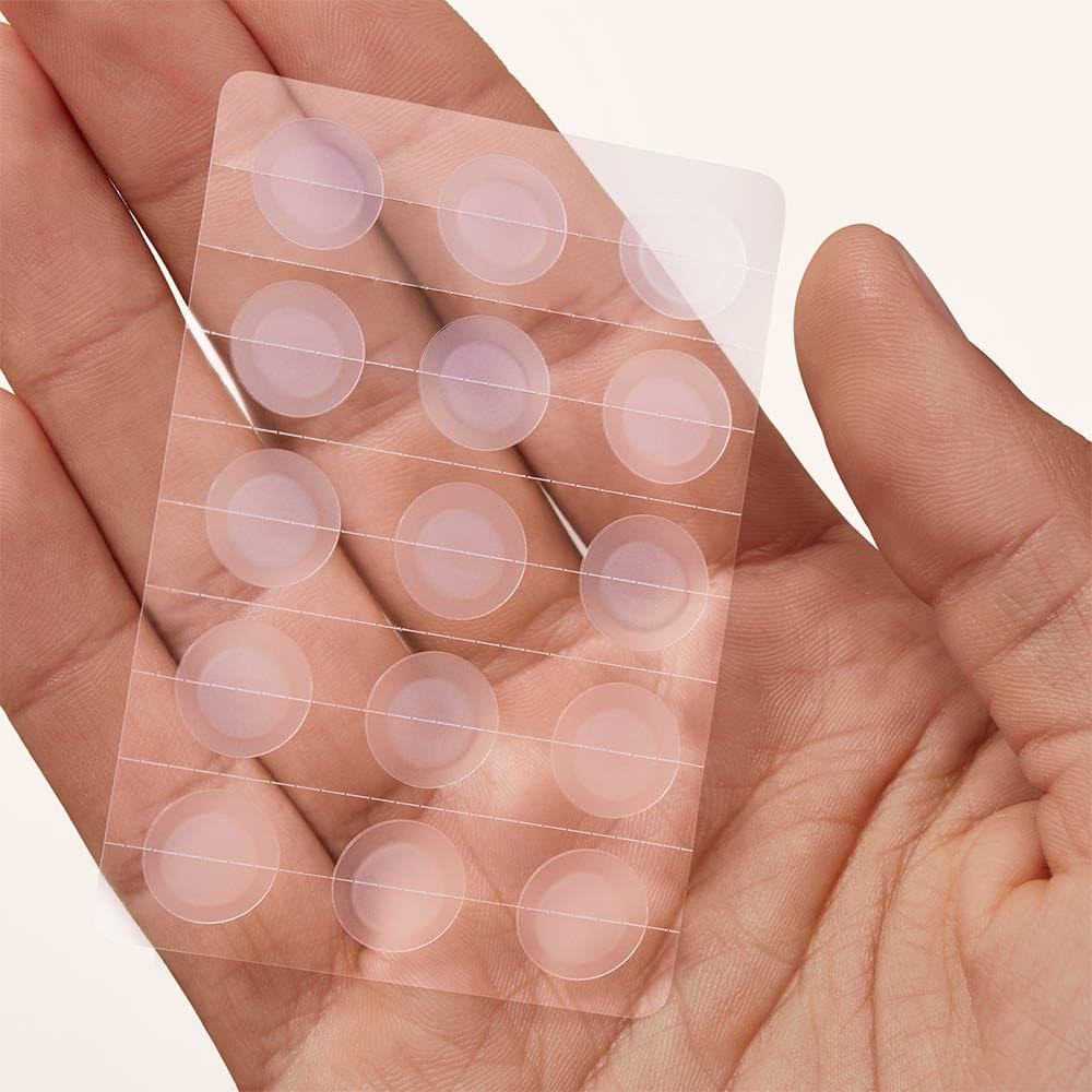 Proactiv close-up of hydrocolloid patch texture demonstrating absorption