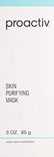 Proactiv mask spread across face demonstrating detoxifying coverage