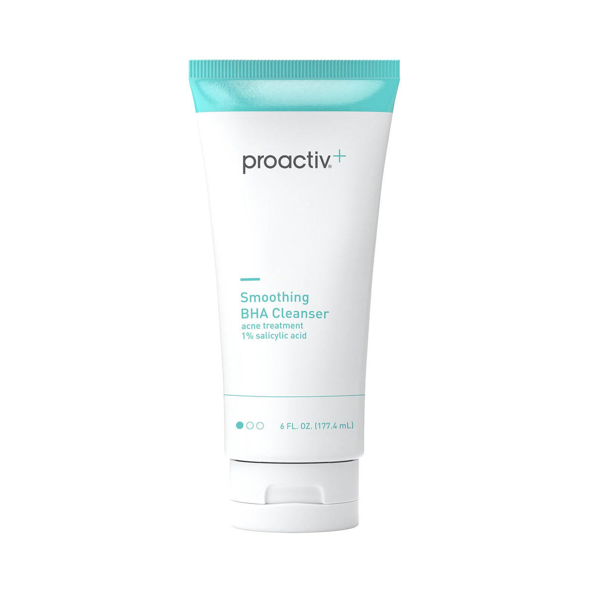 Proactiv front packaging showing 6 oz unscented cleanser and product benefits