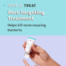 Proactiv 3-step kit next to everyday items to show 30-day size and portability