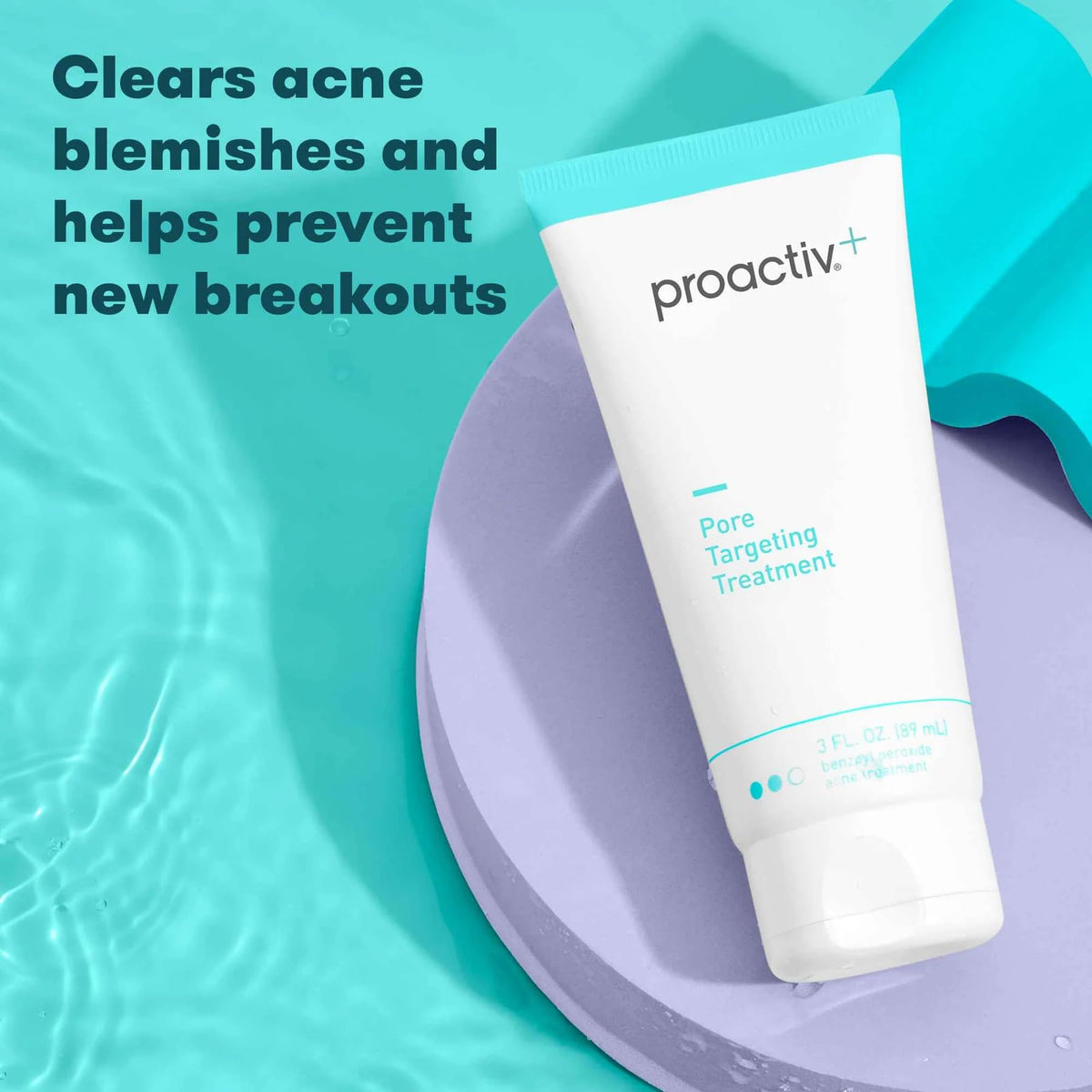 Proactiv plus 3 oz size comparison showing ninety day supply convenience