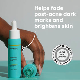 Proactiv pipette dispensing serum illustrating easy, precise application benefit