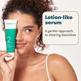 Proactiv serum pump dispensing lightweight texture that absorbs quickly for hydrated skin