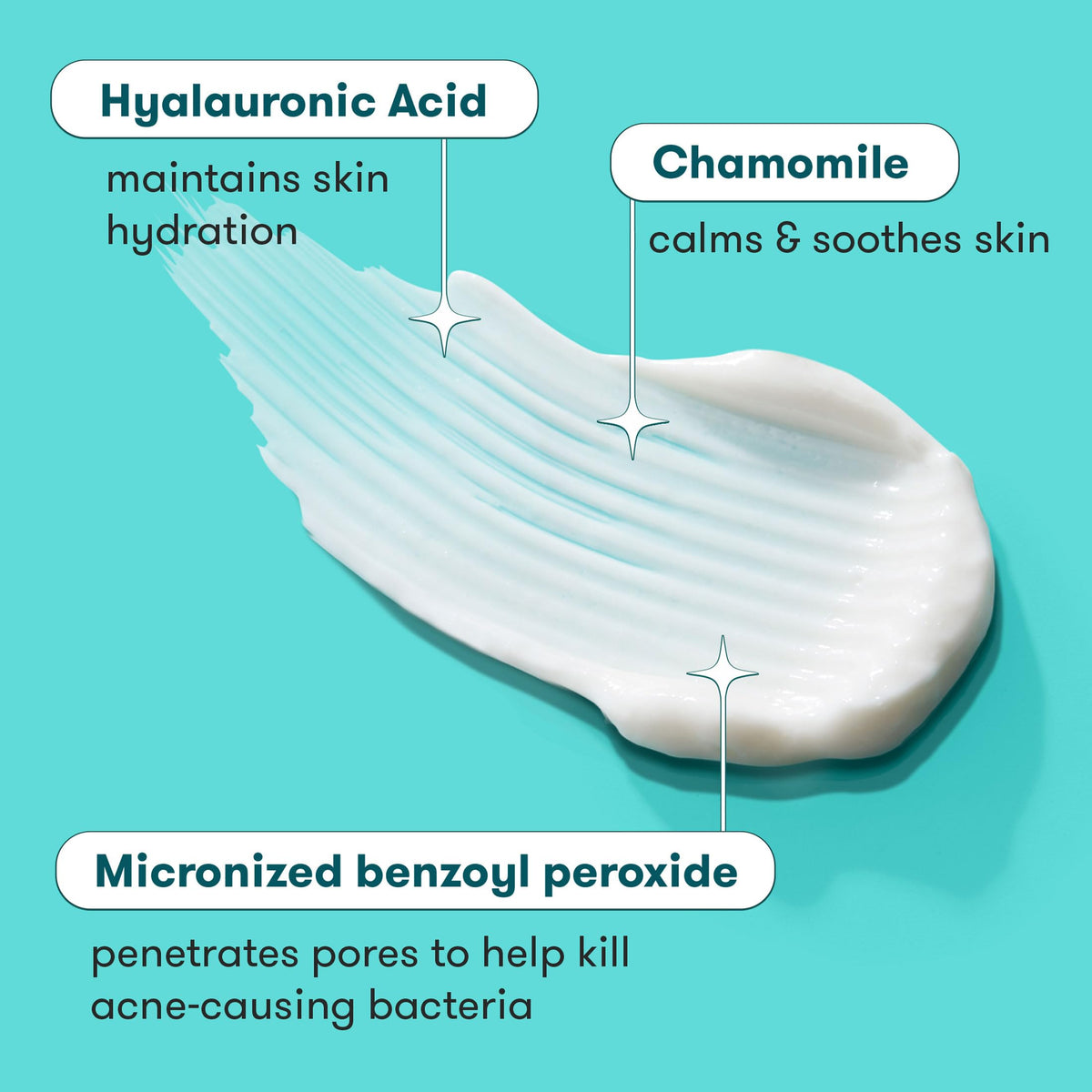 Proactiv creamy gel texture on hand demonstrating easy lather and effective cleansing