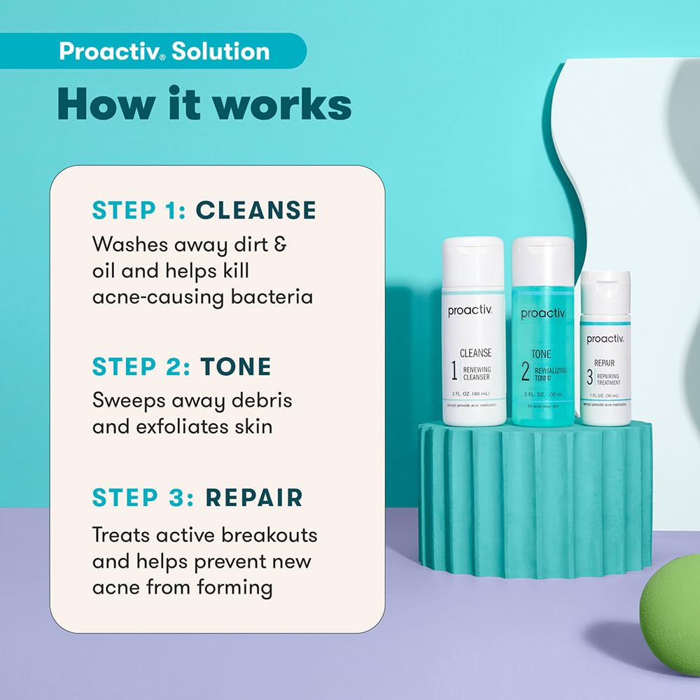 Proactiv Revitalizing Toner texture on cotton pad showing refreshment and balanced skin feel