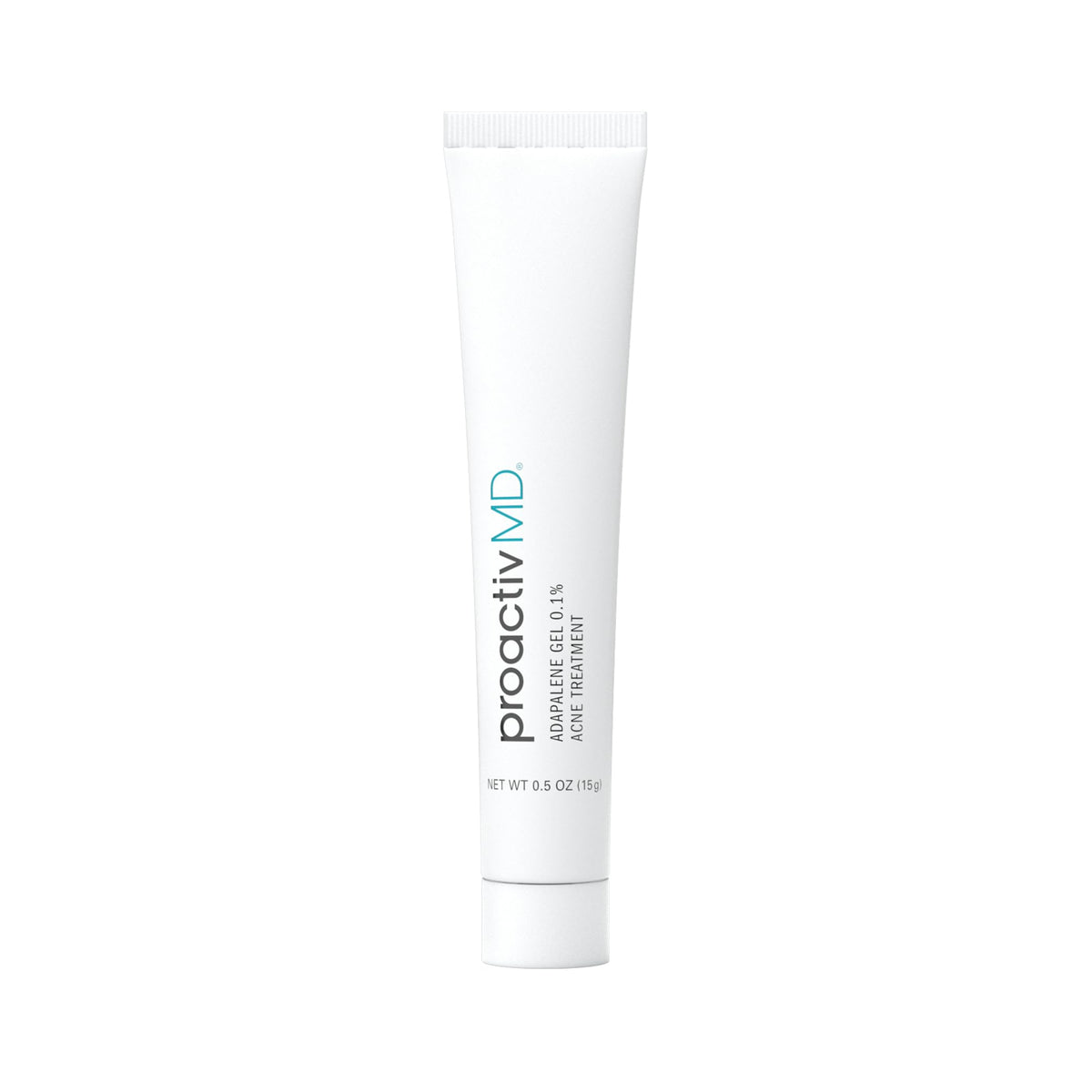 ProactivMD front packaging showing the adapalene gel tube and branding for convenient acne treatment
