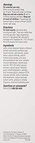 ProactivMD label and ingredient panel highlighting unscented gentle formula