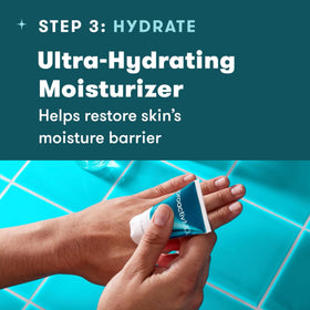 ProactivMD products next to hand for scale showing compact 30-day sizes