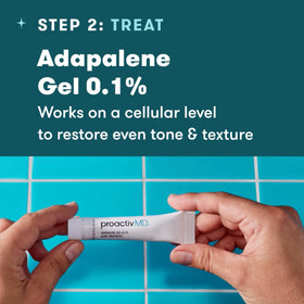 ProactivMD routine in bathroom setting showing easy daily use