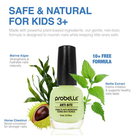 Probelle matte finish on nails showing subtle look and discreet deterrent benefit