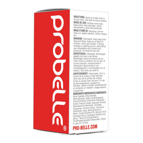 Probelle before and after nails demonstrating strengthening and visible improvement benefit