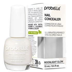 Probelle front bottle Moonlight Glow showing soft luminous polish benefit