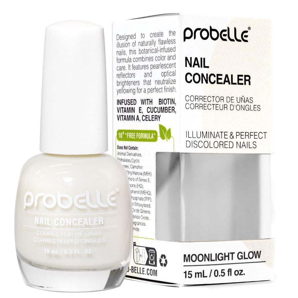 Probelle front bottle Moonlight Glow showing soft luminous polish benefit