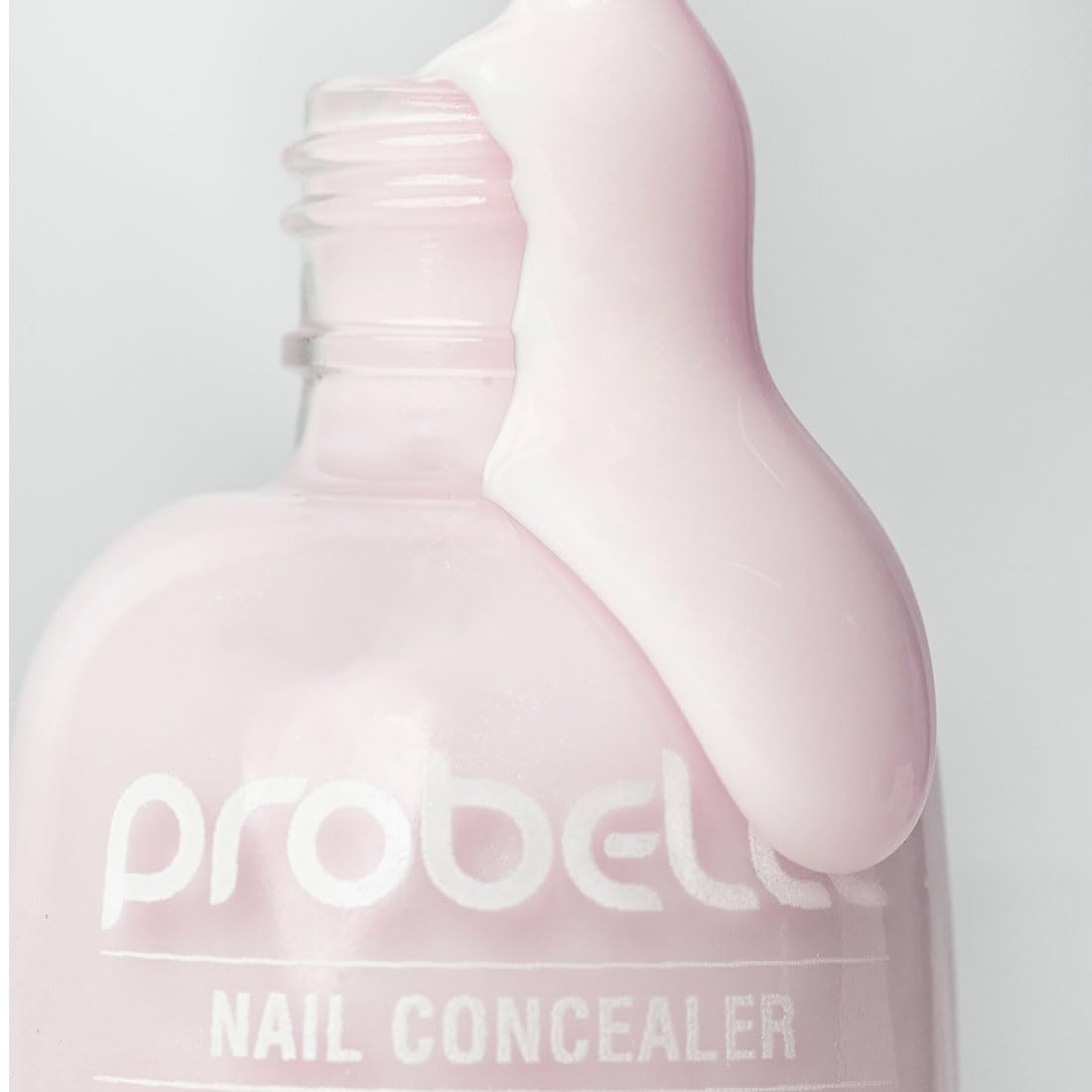 Probelle polish in hand to show bottle size and easy at-home application
