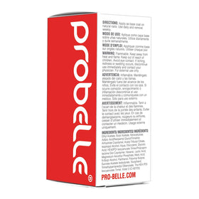 Probelle lifestyle hand on marble conveying healthy nails and polished look