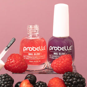 Probelle open cap with visible ingredients list highlighting active strengthening