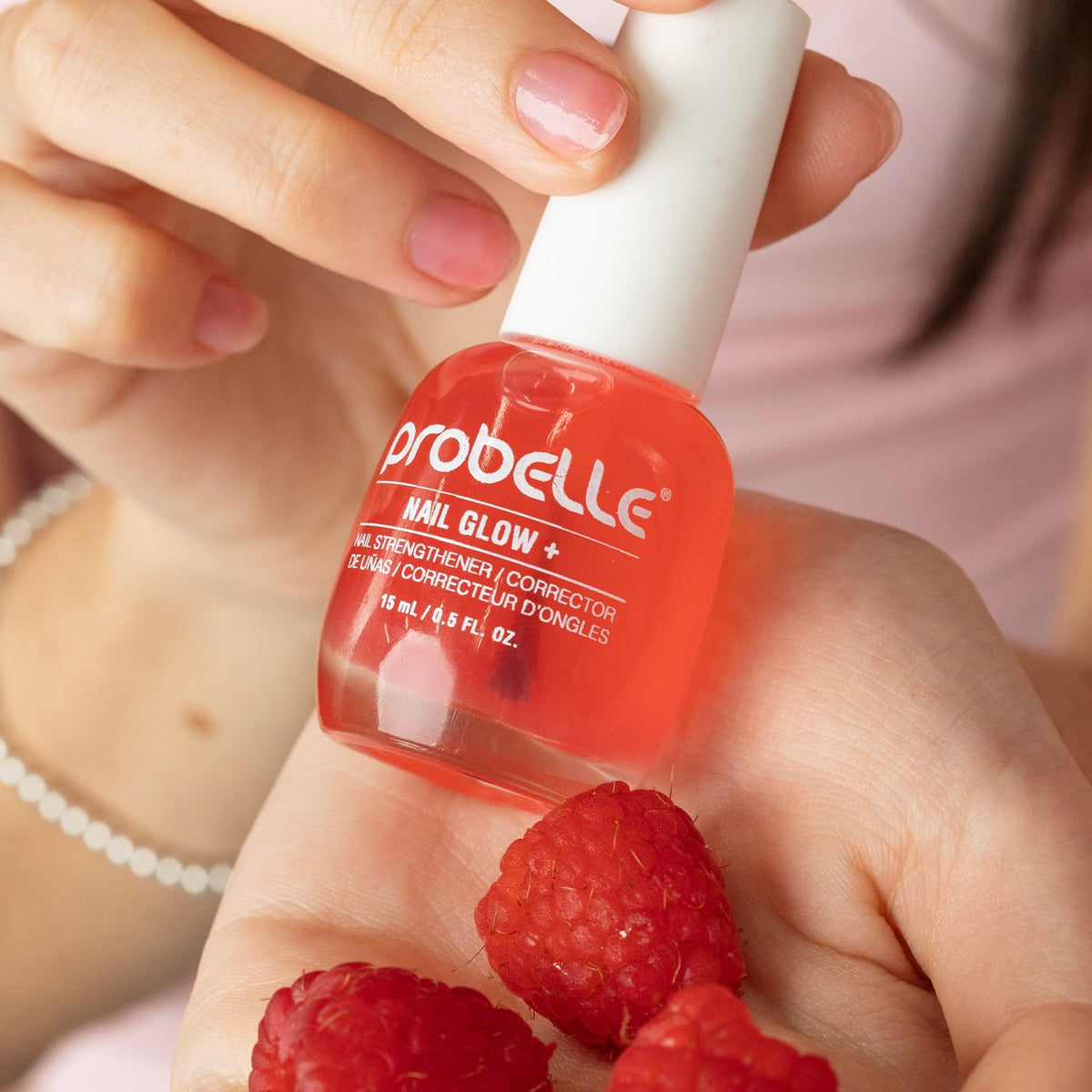 Probelle label close-up showing made in USA and vegan benefits