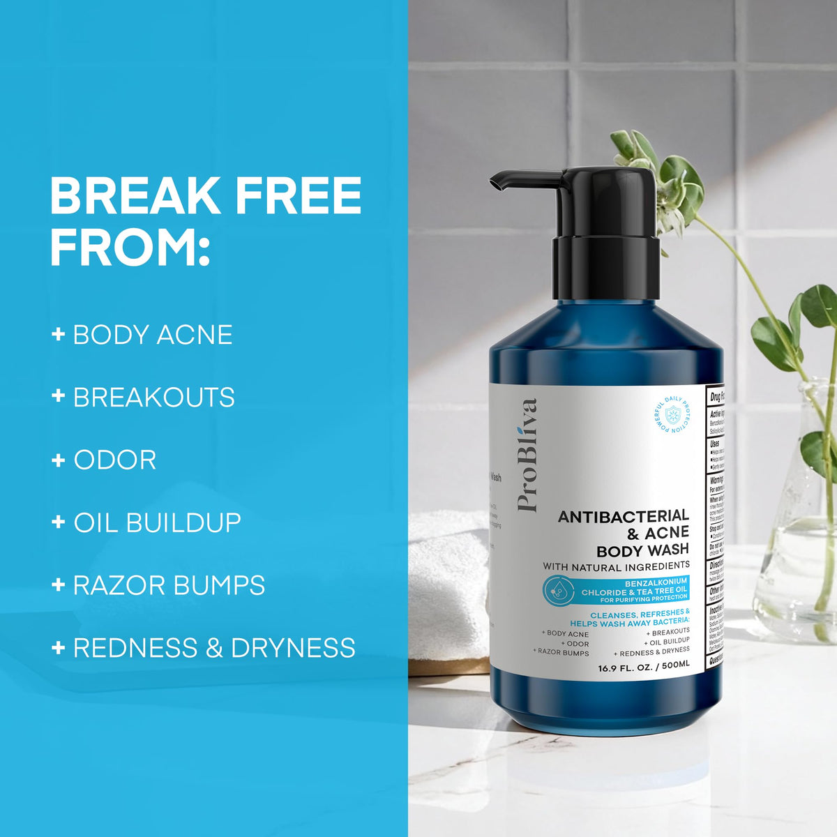 ProBliva pump dispensing wash for easy controlled application