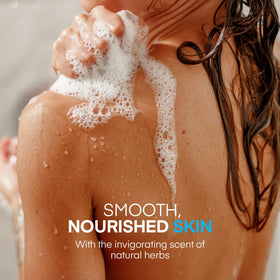 ProBliva lather texture on skin demonstrating gentle cleansing