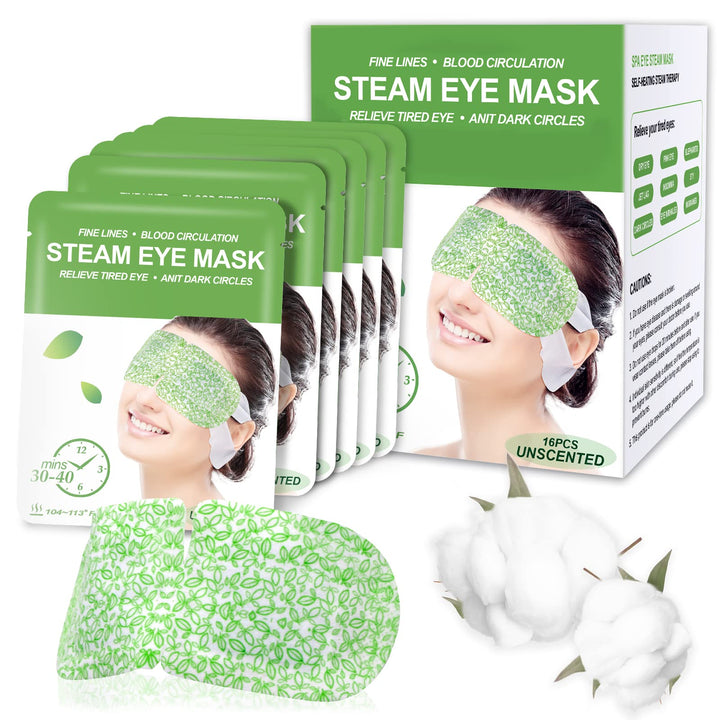 ProCIV front packaging showing 16 steam eye masks and clear benefits