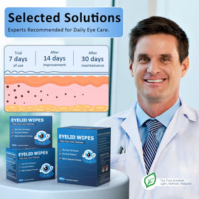 ProCIV wipes displayed on vanity suggesting daily eye care routine
